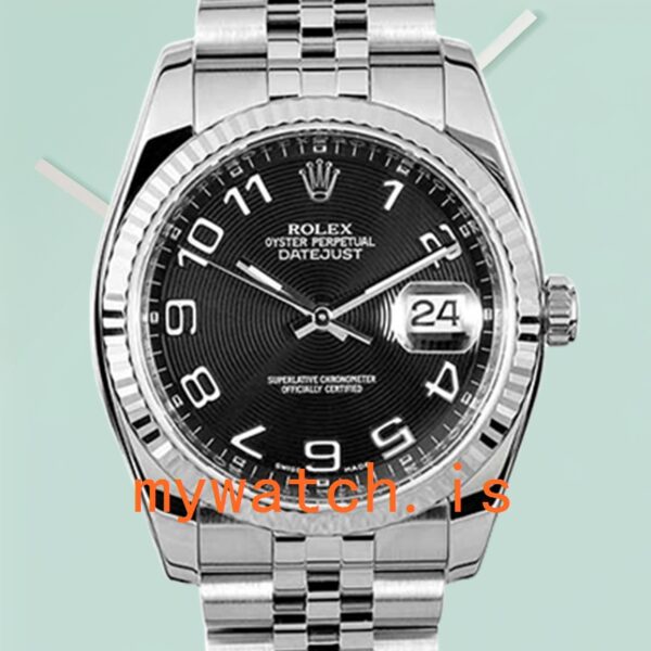 Rolex Datejust 36mm 116234BKCAJ Mens Black Dial: Genuine vs. Replica Analysis
