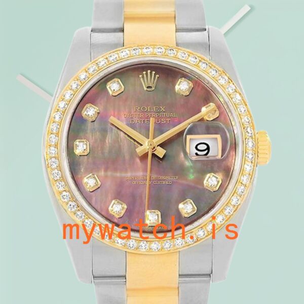 Rolex Datejust 116243BKMDO Mens 36mm Mother of Pearl: A Timeless Masterpiece