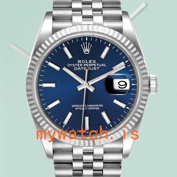 Rolex Datejust 126234BLSJ 36mm Mens Stainless Steel: Authentic vs. Replica