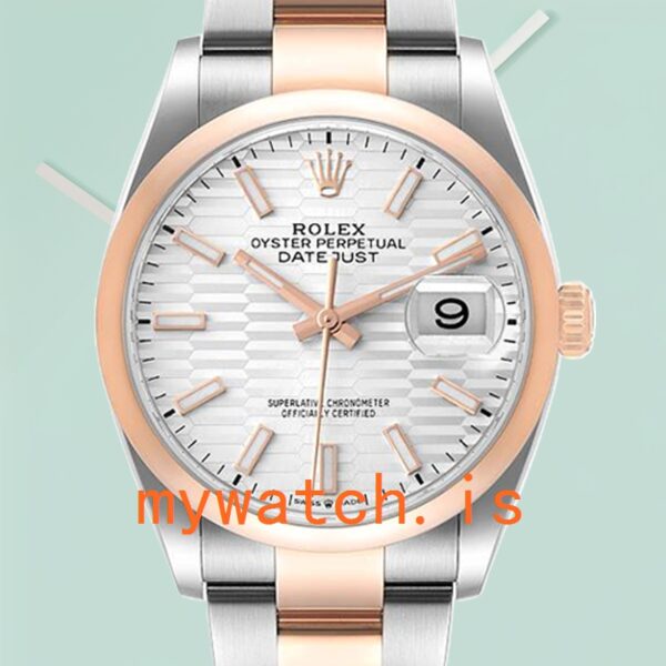 Rolex Datejust m126201-0034 36mm Mens Silver Fluted Dial: A Timeless Classic