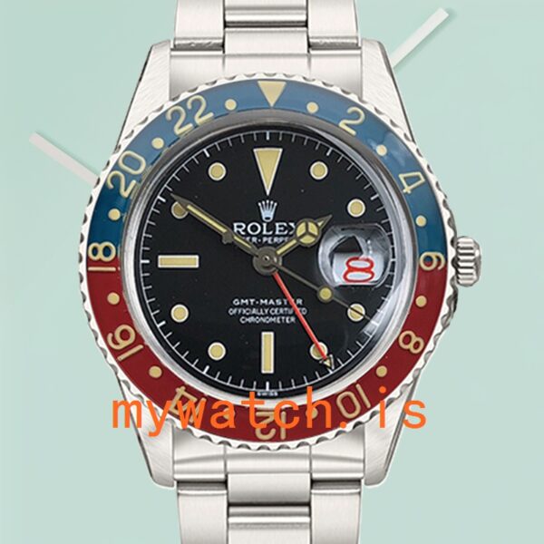 Rolex GMT-Master 6542 Mens 40mm Black Dial: A Timeless Classic