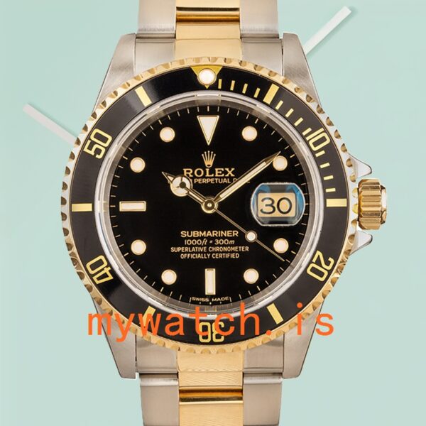 Rolex Submariner 16613 Mens 40mm Stainless Steel: Genuine vs. Replica