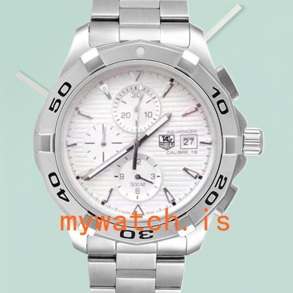 Tag Heuer Aquaracer 43mm CAP2111.BA0833 Mens Silver-tone: Genuine vs. Replica Analysis