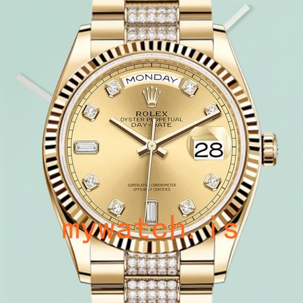 Rolex Daytona 40mm Mens 116518 Gold-tone Automatic: Genuine vs. Replica