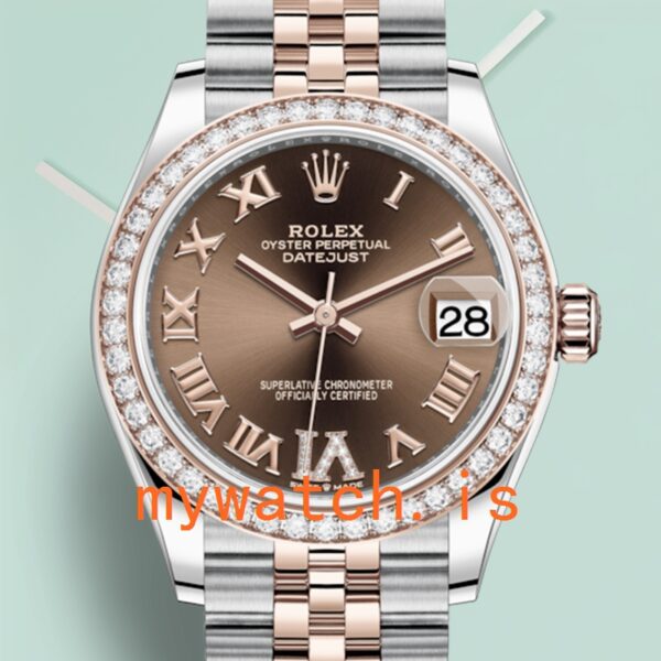 Rolex Datejust m278381rbr-0006 Ladies 31mm Diamond Bezel Silver-tone: Genuine vs. Replica