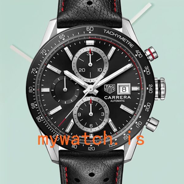Tag Heuer Carrera 43mm Men CBM2110.FC6454 Leather Strap: A Timeless Masterpiece