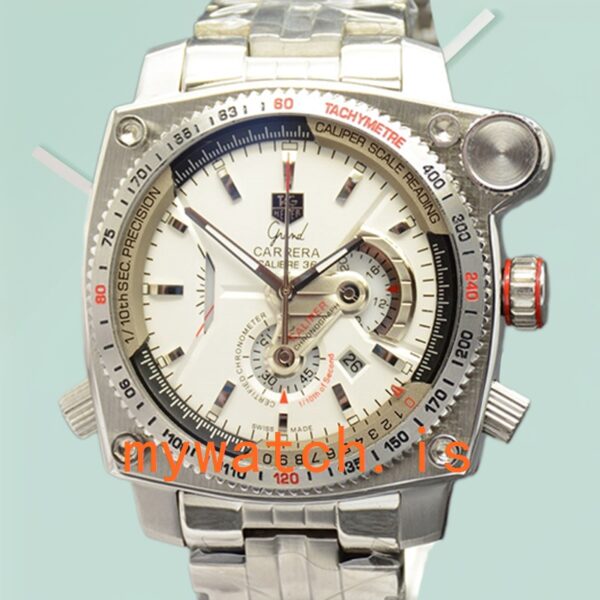 Tag Heuer Grand Carrera GrandCarreraWSB-002 Men 43mm White Dial: A Timeless Masterpiece