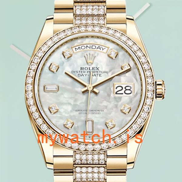 Rolex Day-Date 36mm m128348rbr-0017: Genuine vs. Replica Analysis