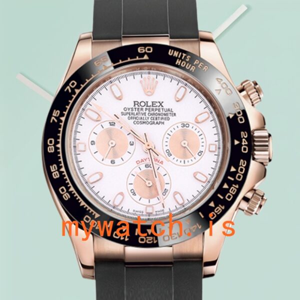 Rolex Daytona 116515 40mm Mens Rose Gold-tone White Dial: A Timeless Masterpiece