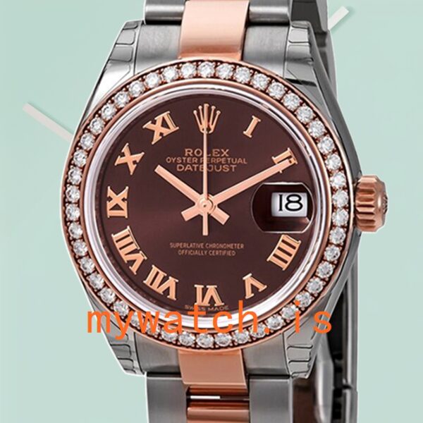 Rolex Datejust Ladies m279381rbr-0010 28mm Automatic: Genuine vs. Replica