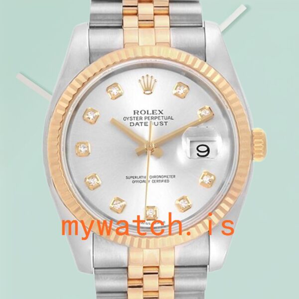 Rolex Day-Date Ladies 118238BKDRP 36mm Automatic Yellow Gold-tone: Genuine vs. Replica