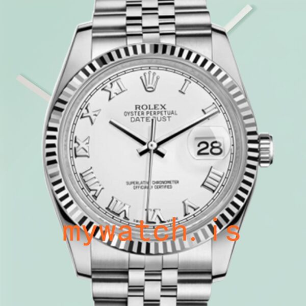Rolex Datejust Mens 36mm 116234WRJ Stainless Steel Automatic: Genuine vs. Replica