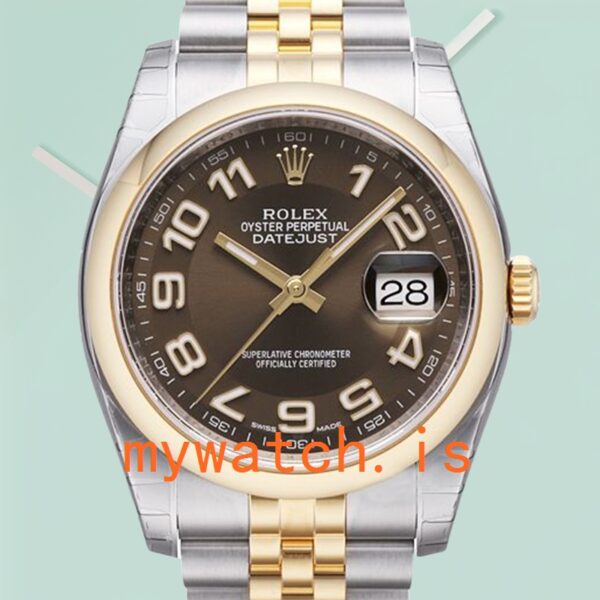 Rolex Datejust 116203BRAJ Mens 36mm Automatic: Genuine vs. Replica